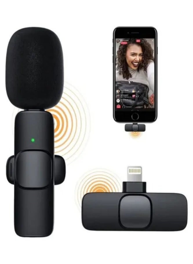 Rock Pow Auto Sync Clip On Wireless Lavalier Microphone For Iphone  - Image 2