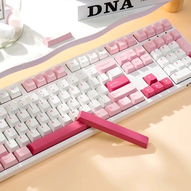 أكو لوحة مفاتيح Akko 3108RF Mechanical Keyboard 100% Full Size, Rgb, Cherry/MOA Profile Keycaps, 2.4GHz & Wired Dual-Mode, for Office Gaming - Image 5