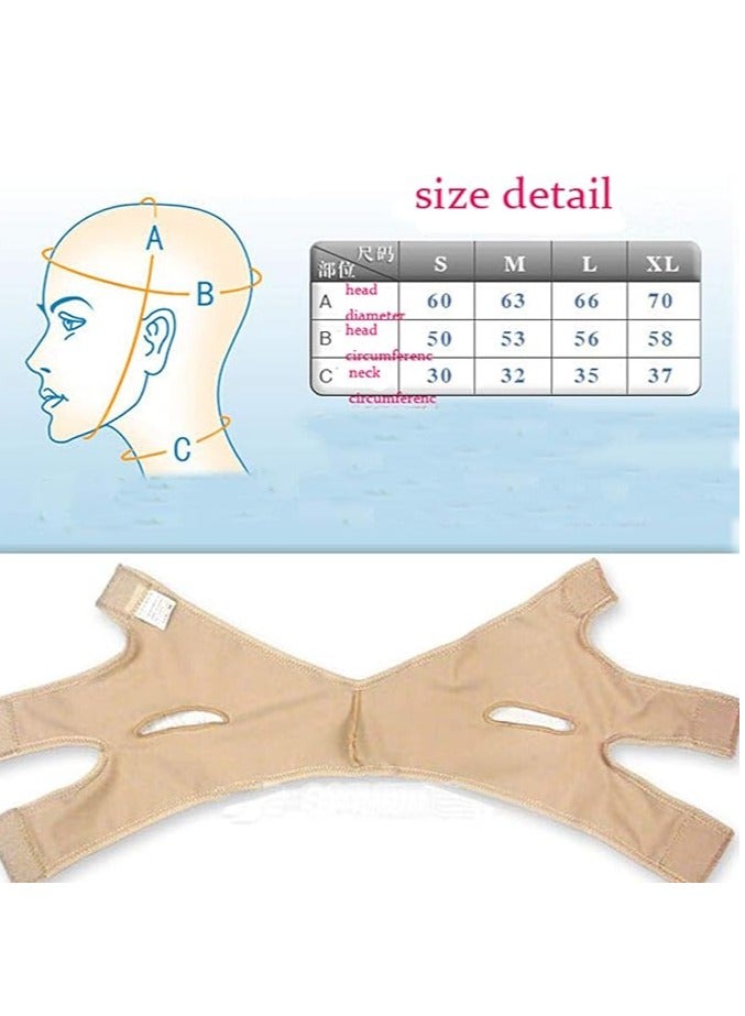general Face Lift, V-Shaper, Facial Slimming Bandage, Relaxation Lift, Sculpting Lift, Shrinking, Double Strap Massage, Chin Massage, Facial Skincare - Image 4