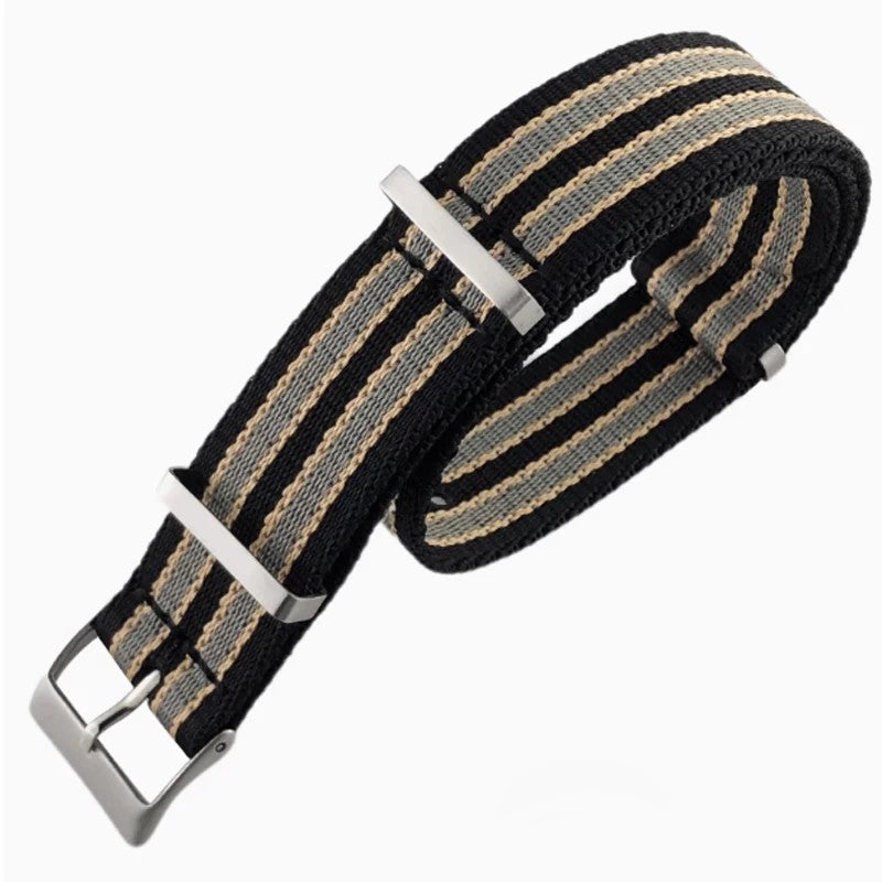 Bluejw OM 700 SE-A-MA 300 Nylon Watch Strap 20mm - High Density Soft Premium Universal Replacement Band for Sports Watches - Image 1
