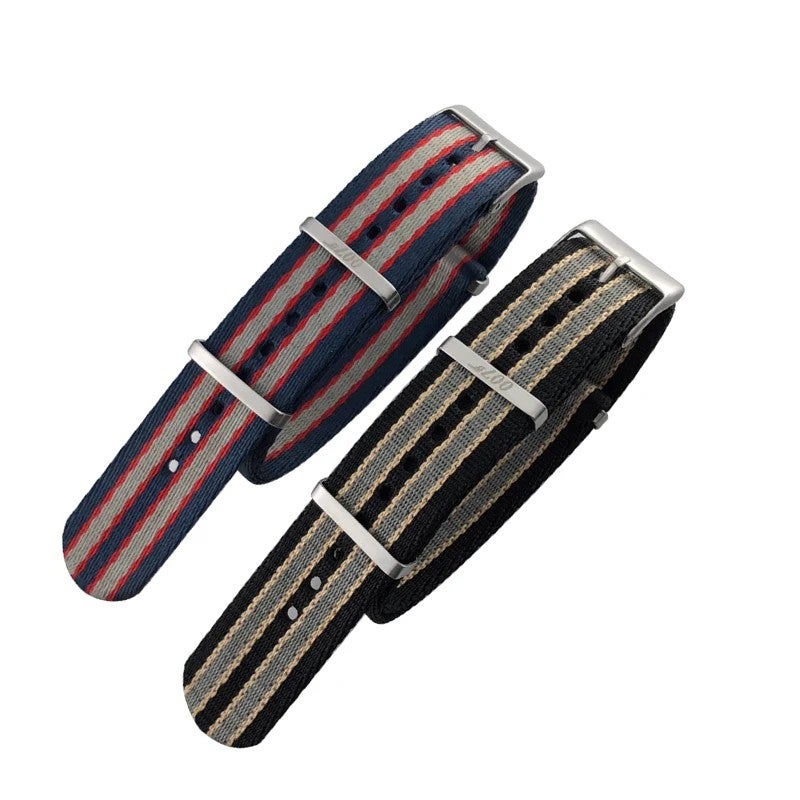 Bluejw OM 700 SE-A-MA 300 Nylon Watch Strap 20mm - High Density Soft Premium Universal Replacement Band for Sports Watches - Image 5