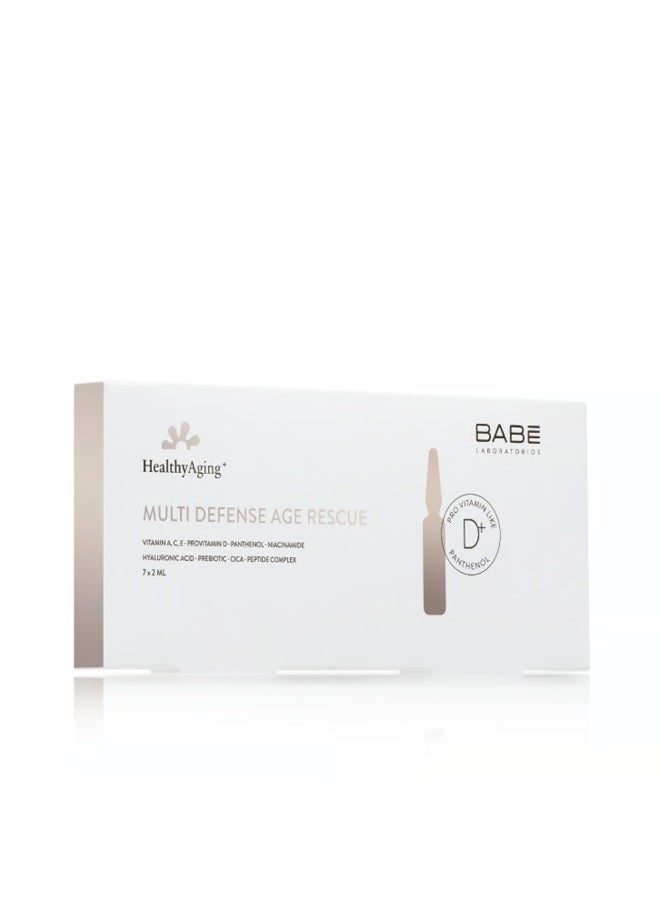 Babe Babé Healthy Aging+ Multi Defense Age Rescue Ampoules 7x2ml - Image 1