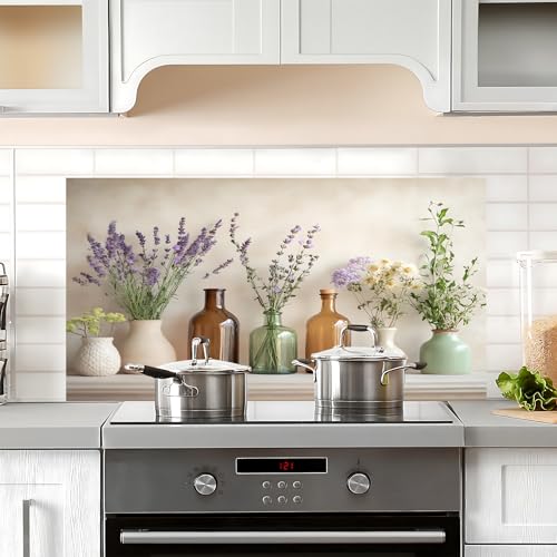 AOHMPT Kitchen Wallpaper 30"x16" Stove Backsplash Stickers Water-Resident Peel and Stick Decals Backsplash Wall Protector Film Removable Paper for Cupboard (MAI-G254857) - Image 2
