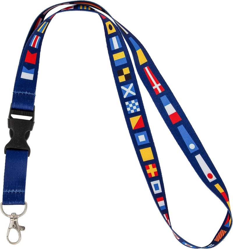 Desert Cactus Nautical Boating Lanyard with Detachable Breakaway Snap Buckle - Image 1