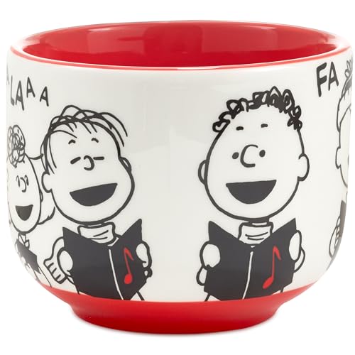 Hallmark Peanuts Black and Red Ceramic Mug, 25 oz (Christmas Carols) Gift for Kids, Fans, Collectors - Image 5