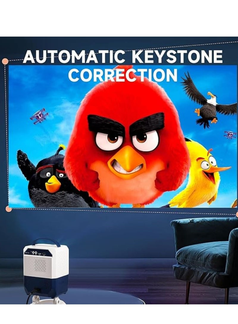 Umiio Q5 4k Tv system,Wifi 6, Smart Projector Compatible with Android, iOS,PC, Screen Projection-Black  - Image 3