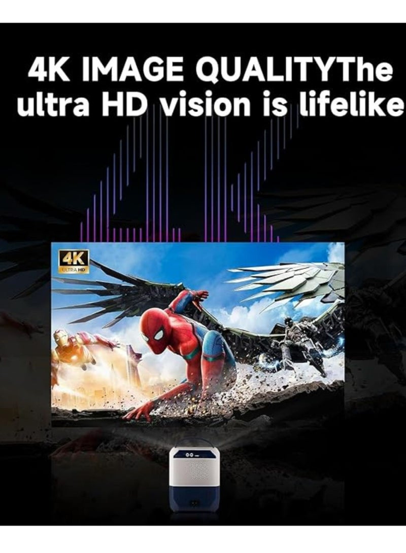 Umiio Q5 4k Tv system,Wifi 6, Smart Projector Compatible with Android, iOS,PC, Screen Projection-Black  - Image 4