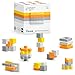 PIXIO RETROFUTURISM Tiny Magnetic Blocks Building Toy in The Pixel Art Style with Free App 516 Plastic Cubes with 6 Magnets Inside Open Ended Toy Creativity Toy for Ages 6 60pcs - Image 3