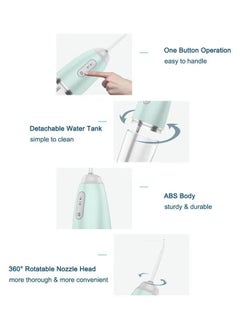 ORiTi ORiTi Portable Water Flosser Oral Irrigator with 3 Modes Pink/White  - Image 2