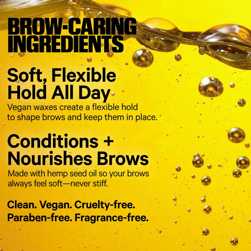 Milk Makeup KUSH Fiber Brow Gel â€“ Tinted Gel Fluffs, Fills + Holds Eyebrows for a Fuller, Natural Look â€“ Conditioning, Vegan Formula â€“ Haze (Blond), 0.15 oz - Image 2