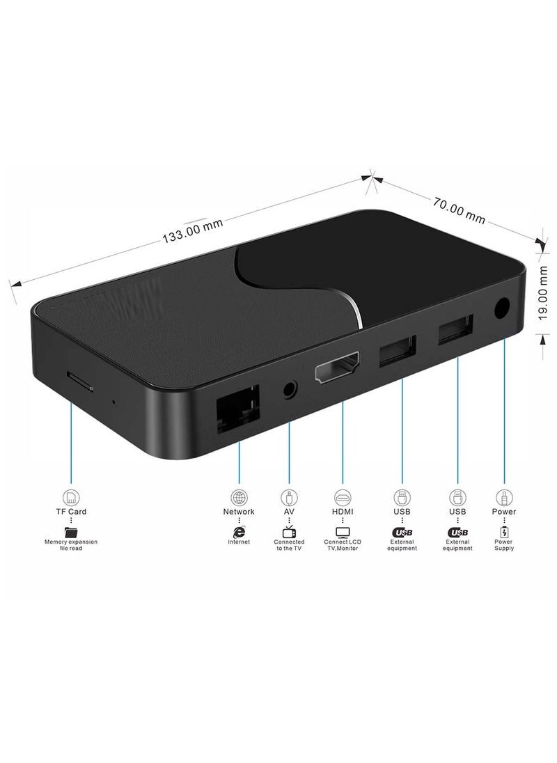 TIGER V96plus Android 15 TV Box – 8K Ultra HD Streaming | 2GB RAM, 16GB Storage | WiFi 6 | IPTV Compatible | Smart Media Player - Image 2