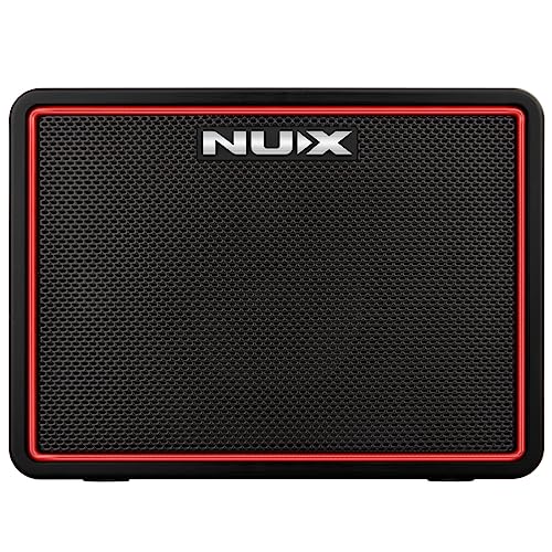 NUX Mighty Lite BT MKII مضخم جيتار، 3W مضخم جيتار/بيس كهربائي مع قناة نظيفة/أوفر درايف/ديستورشن، 7 إعدادات مسبقة، 512 عينة IR، آلة طبول مدمجة، مضخم سطح المكتب مع بلوتوث - Image 5
