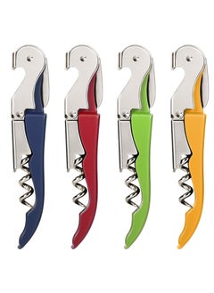 KASTWAVE 4 Packs Professional Waiter Corkscrew Wine Openers Set Upgraded With Heavy Duty Stainless Steel Hinges Wine Key For Restaurant Waiters Sommelier Bartenders  - Image 1