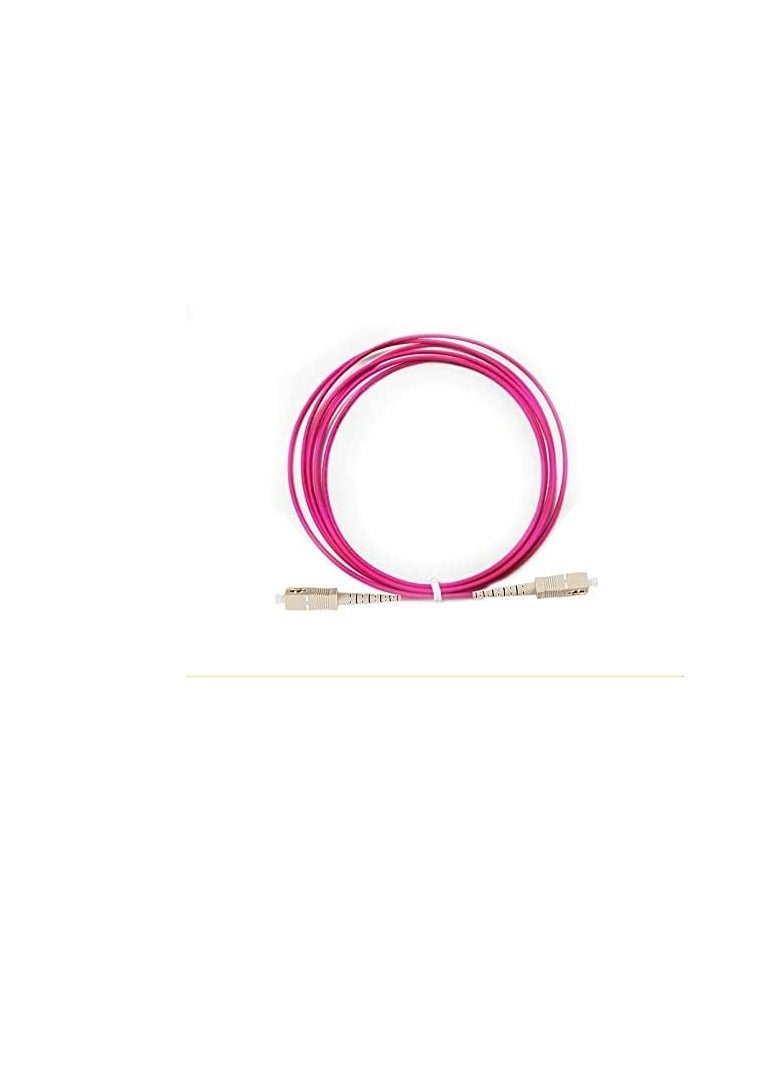 DKURVE® 1-PACK، SC - سلك تصحيح الألياف الضوئية متعدد الأوضاع OM4 البسيط (5M)