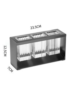 ShebSheb Kitchen Utensil Holder with 3 Compartments,cutlery holder  - Image 3