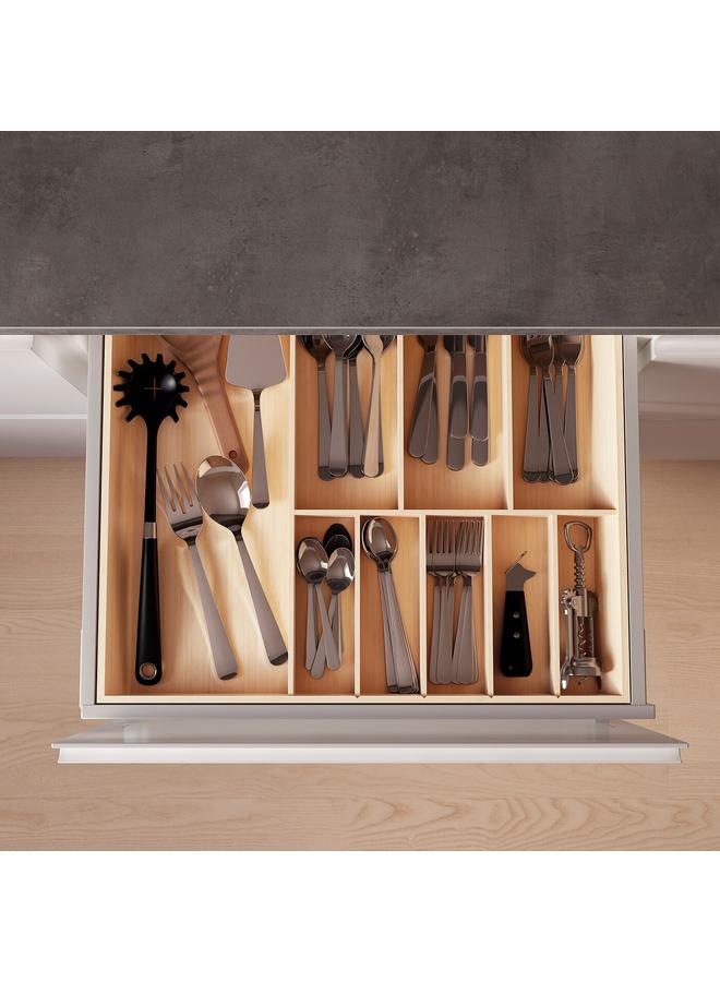 Zaboon Cutlery tray, light bamboo, 52x50 cm - Image 3