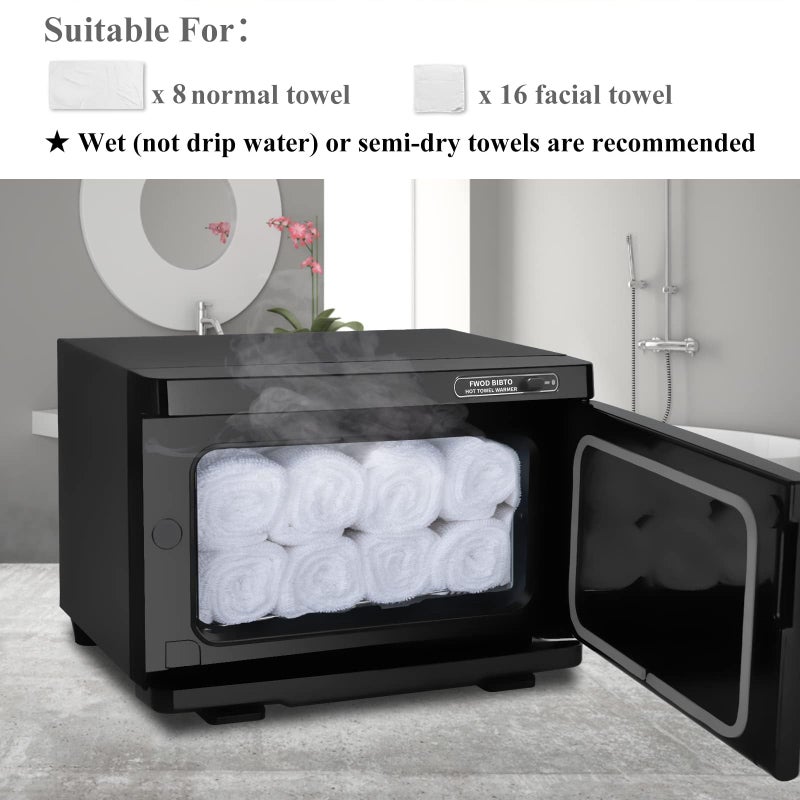 FWOD BIBTO Hot Towel Warmer, 8L Towel Warmer Spa, Towel Warmer for Facials, Professional Towel Warmer, Small Towel Warmer Cabinet, Suitable for Spa, Salon, Barbershop, Estheticianâ€¦ - Image 3