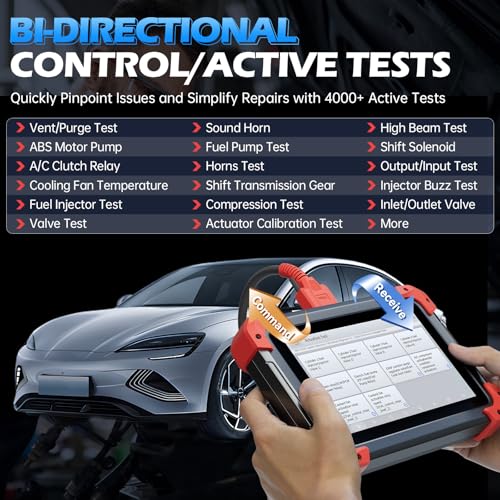 XTOOL D7 OBD2 Scanner Bidirectional Scan Tool, 2025 Scanner for Car, FCA Autoauth, CANFD/DoIP, 36+ Resets, Active Tests, All System Diagnosis, Crank Sensor Relearn, ECU Coding, 3 Years Updates - Image 4