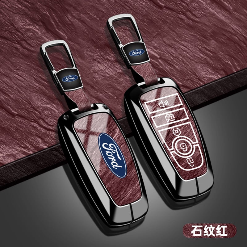Ford Mondeo Key Case, Edge Metal Explorer Key Cover, Focus Car Key Holder for Men and Women