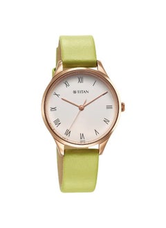 TITAN Women's Analog Round Shape Leather Wrist Watch - 2649WL03 - 38.7 Mm  - Image 2