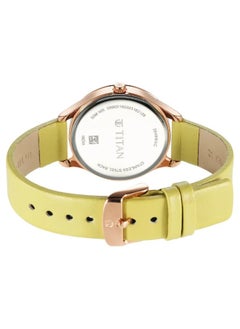 TITAN Women's Analog Round Shape Leather Wrist Watch - 2649WL03 - 38.7 Mm  - Image 5