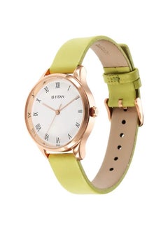 TITAN Women's Analog Round Shape Leather Wrist Watch - 2649WL03 - 38.7 Mm  - Image 3