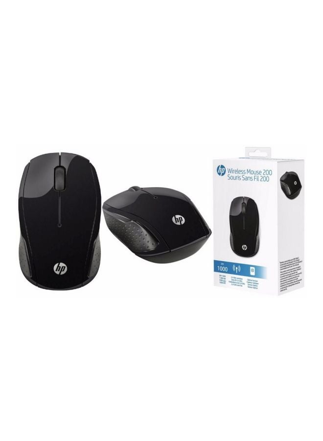 HP 200 Wireless Optical Mouse Black/Grey - Image 3