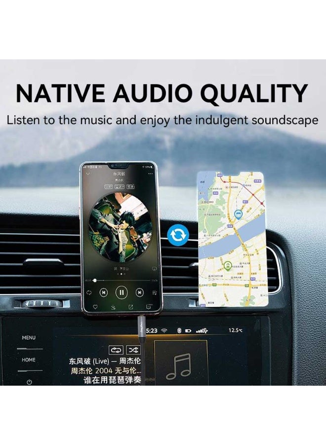 فيج جيج كابل صوت USB C إلى 3.5 مم - نحاس مضفر خالٍ من الأكسجين، صوت ستيريو عالي الدقة، موصلات مطلية بالذهب - Image 3