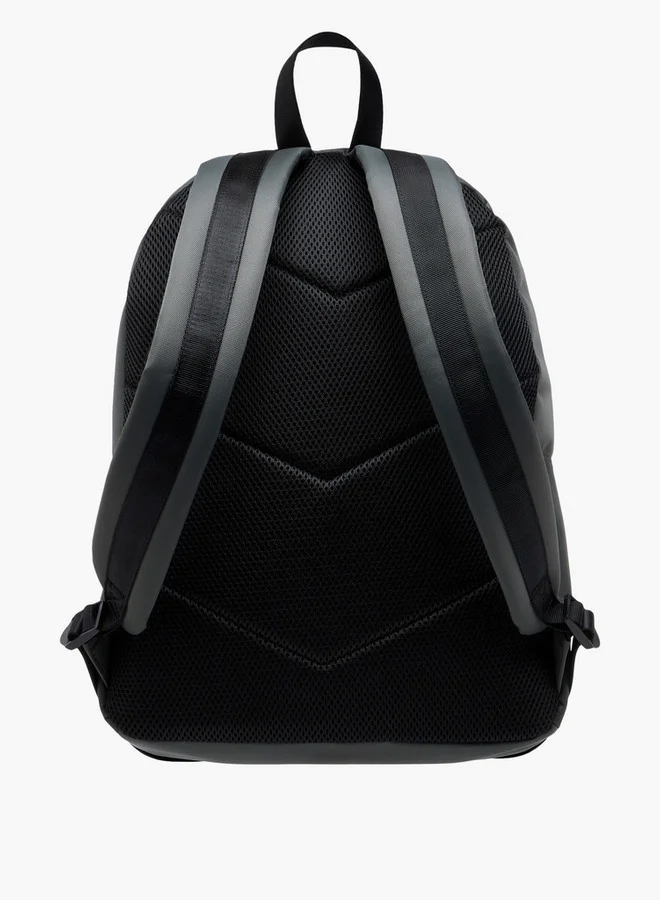 Lee Cooper Boys Logo Detail Backpack with Adjustable Straps and Zip Closure - 45x16 cm