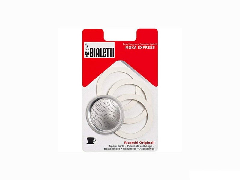 Bialetti 1 Cup Stovetop Moka Express Replacement Gasket Seal Rubber 3Pack