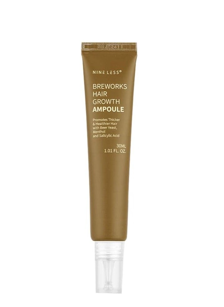 NINELESS - Breworks Hair Boost Ampoule 30ml, Korean Hair Care - Image 1