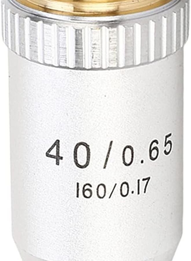 هدف كروماتي 40X خيط RMS نحاس وفولاذ مقاوم للصدأ بديل مجهر ارتداد تلقائي - Image 1