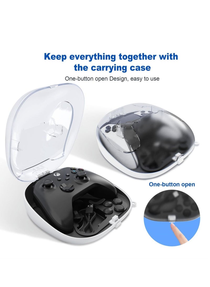 Captaintech Controller Protective Case for PS5 Dualsense/Xbox Series X/S/One Controllers, Hard Shell Travel Case, Dust-Resistant, Shock Proof with Type C Charging Cable, Wall Hook, Lanyards - Image 5