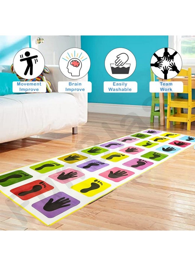 فنبلاست لعبة بساط اللعب الكبير للأطفال والكبار، لعبة عائلية، كيث كيث، ستابو، لانجي، لعبة الطباشير - كبيرة (40 بوصة × 108 بوصة) - متعددة الألوان - Image 3