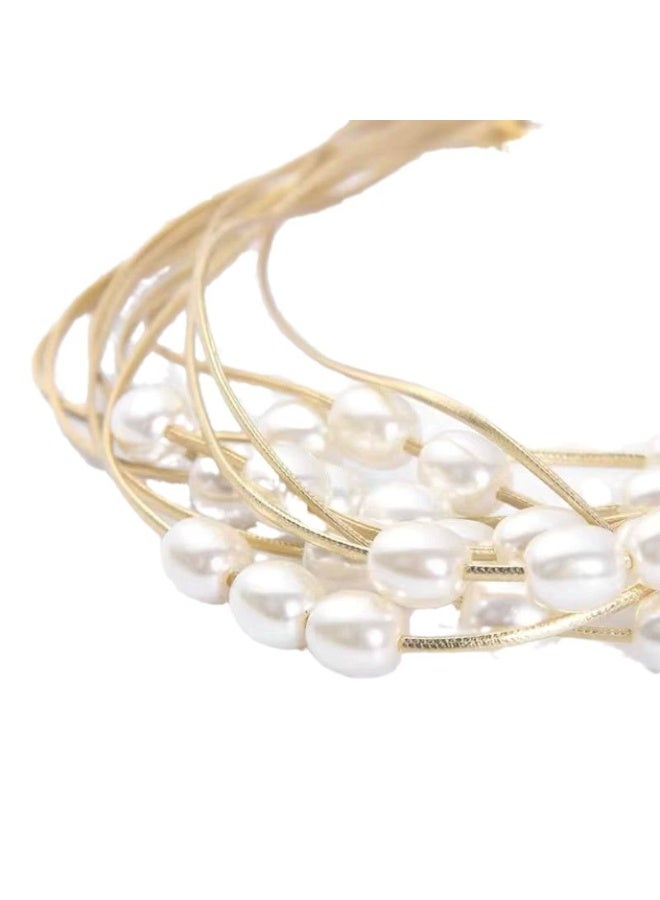 Goolsky Elegant Rice Grain Beaded Curtain Tie Straps with Pearl Buckles - High-End Window Decor Accessories - Image 4