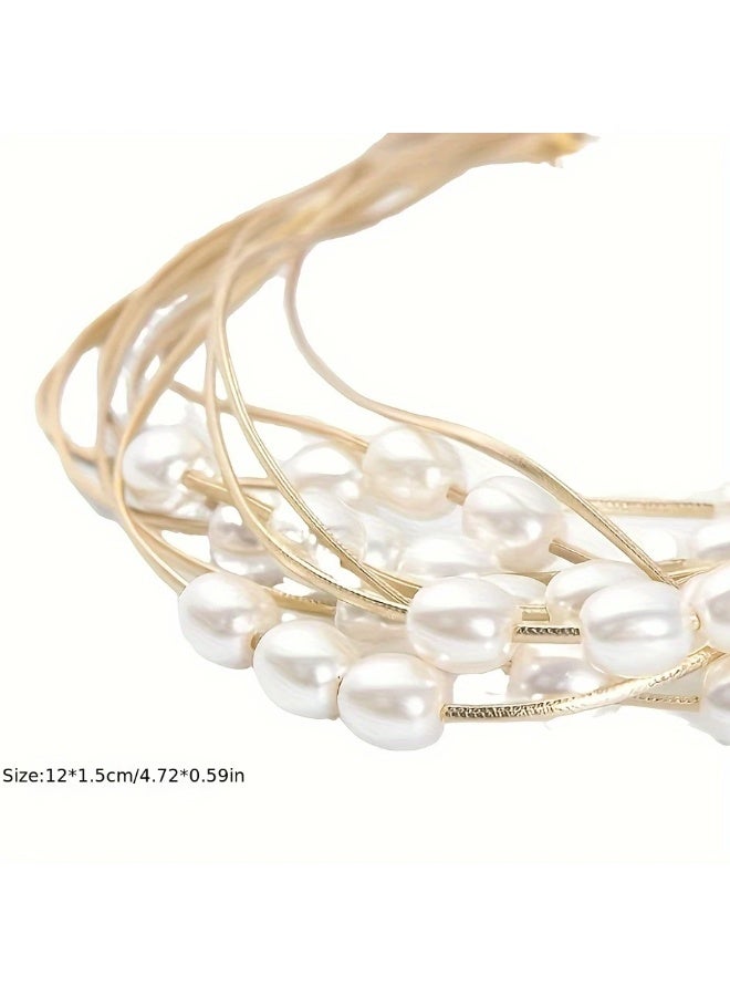 Goolsky Elegant Rice Grain Beaded Curtain Tie Straps with Pearl Buckles - High-End Window Decor Accessories - Image 3