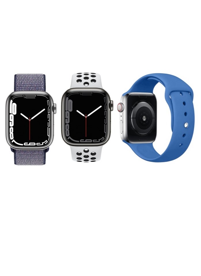 Perfii - 3pcs Apple Watch Strap 42/41/40/38mm Replacement for Apple Watch Series 10/9/8/7/6/5/4/SE - Image 1
