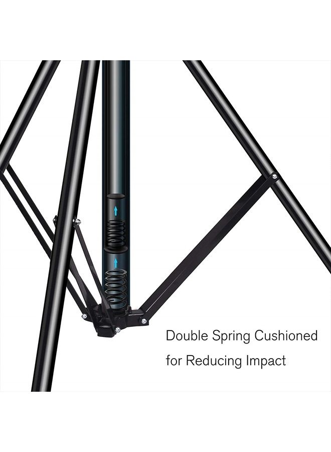 EMART Photo Video Studio Backdrop Stand, 10 x 12ft Heavy Duty Adjustable Photography Muslin Background Support System Kit - Image 3