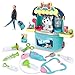 MAGIC4U Pet Cat Care Carrier Suitcase Toy 29PCS Doctor Vet Kit for Kids Pet Dog Grooming Feeding Toys Veterinarian Pretend Play Set Gifts for Boys and Girls Ages 312 - Image 2