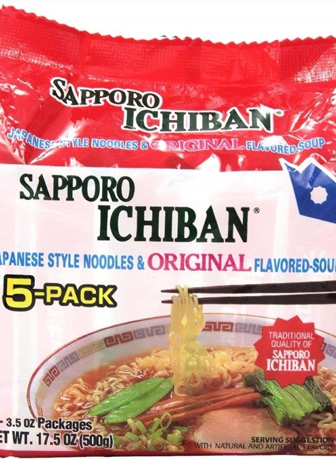 Sapporo Ichiban Original Ramen Noodles, 17.5 Oz