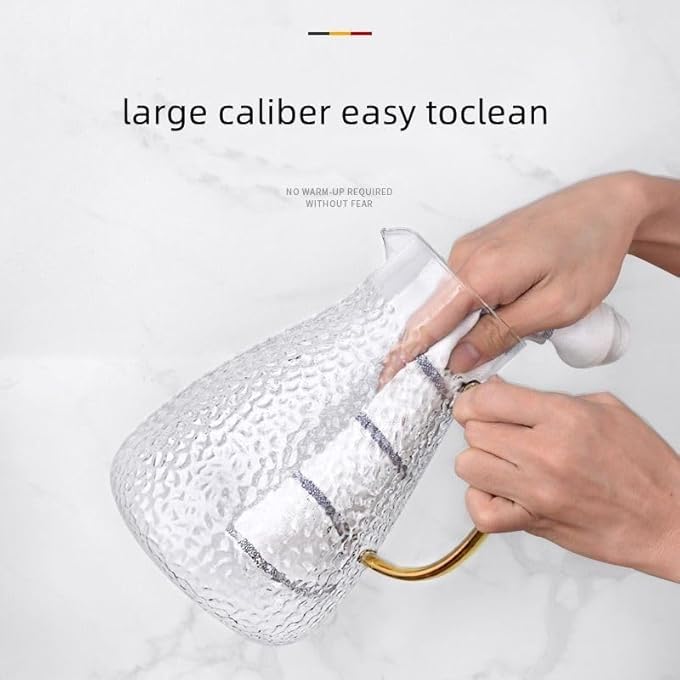 ريحني إبريق شاي زجاجي سعة 175 لترًا مع مصفاة قابلة للإزالة، غلاية شاي آمنة للاستخدام على الموقد، مجموعة صانعة الشاي المزهرة وأوراق الشاي السائبة من Chuiwen - Image 3