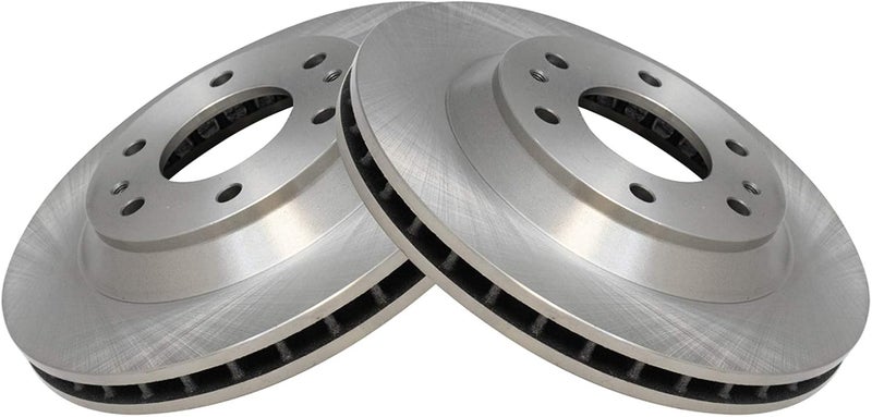 TRQ Front Brake Rotors Set Vented Compatible with 2004-2005 Buick Rainier 2002-2005 Chevrolet Trailblazer GMC Envoy Isuzu Ascender 2002-2004 Oldsmobile Bravada - Image 3