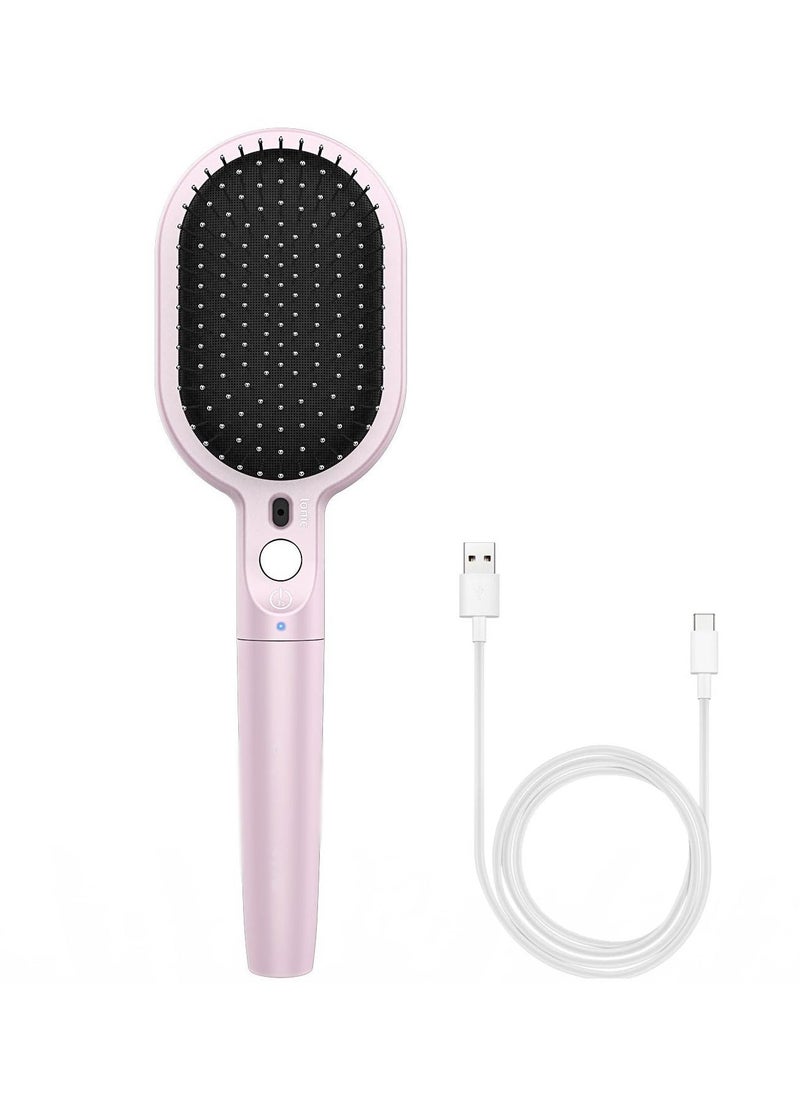Vibration Negative Ionic Hair Brush, Hair Styling Tool for Blow Drying, Massaging Promoting Circulation, Electric Hair Straightener Brush, for All Hair Types, for Women, Men, Girls, Thick Hair - Image 1