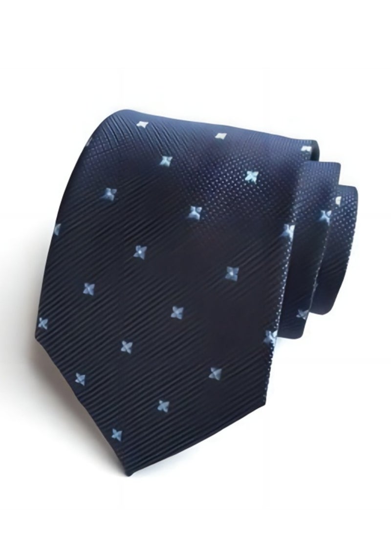 Generic 6 PCS Men's Premium Tie Gift Box Tie Pocket Square Fashionable Stylish Tie Clip Cufflinks Set  - Image 4