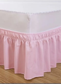 1 Pc Pink Elastic Bed Skirt - pzsku/Z17CEEF0B9B4DC4DD57DCZ/45/_/1709550361/aec9ddb4-96e4-41b6-9651-e1f0b6dd90bc