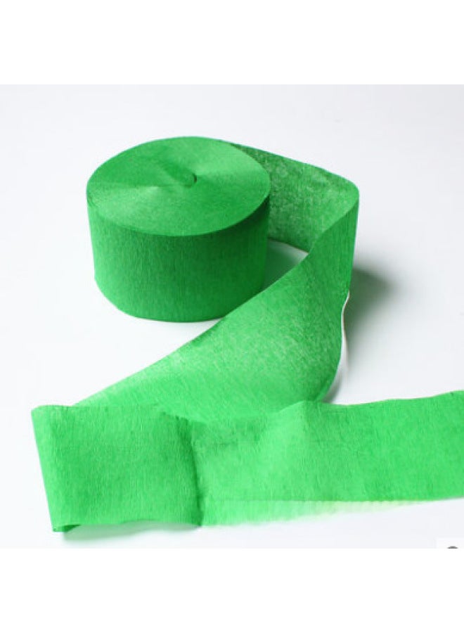 Lieyang Color Crepe Paper Roll 4.5*25 Holiday Party Wedding Party Supplies Long Pleated Paper Venue Layout - Image 1