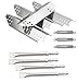 Plowo Plowo PN6281 SA5491 Stainless Steel Heat Plate and Burner Replacement for Kenmore Gas Grill Models 415.16128010,  - Image 2