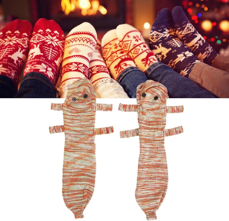 klarako Long Socks for Men Women,Soft Cotton Warm Comfortable Cute Christmas Socks,Printed Fun Colorful Festive for Winter Cold Weather - Image 3