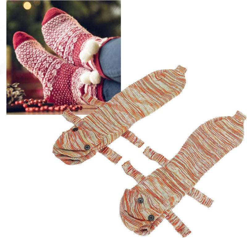 klarako Long Socks for Men Women,Soft Cotton Warm Comfortable Cute Christmas Socks,Printed Fun Colorful Festive for Winter Cold Weather - Image 2