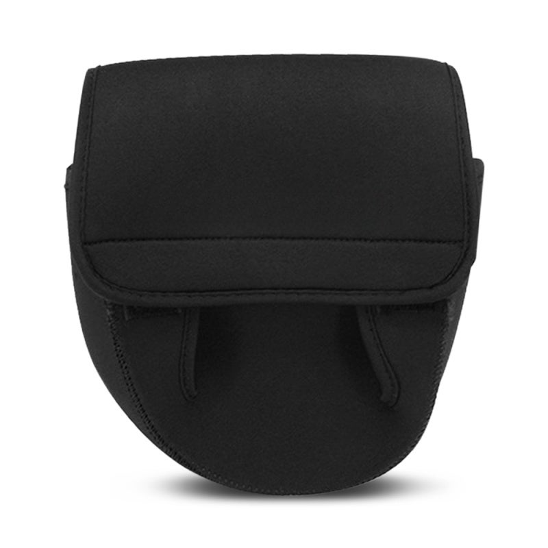 DEUKIO Spinning Reel Cover Case Protector M Size Elastic SBR Material With Adhesive Fastener Tapes Breathable Shockproof Case - Spinning Reel Protective Bag for Left And Right Hand Reels: Fits On Fishing Rod - Image 1